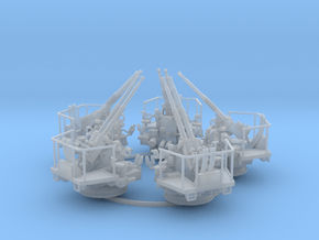Twin Bofors Elevated x 5  1/125 in Clear Ultra Fine Detail Plastic