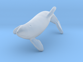Killer Whale 1:350 Breaching Female in Clear Ultra Fine Detail Plastic