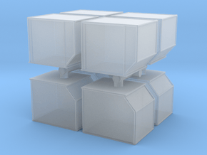AKE Air Container (closed) (x8) 1/200 in Clear Ultra Fine Detail Plastic