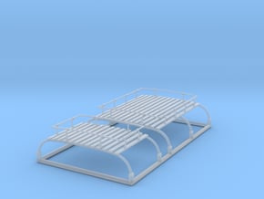 1/64 Scale Roof Racks for VW Bus and Truck in Clear Ultra Fine Detail Plastic
