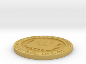Clueboard/QMK Coin in Tan Fine Detail Plastic