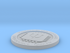 Clueboard/QMK Coin in Clear Ultra Fine Detail Plastic