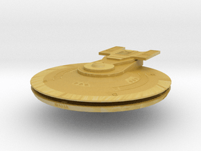 1000 TOS saucer part8 in Tan Fine Detail Plastic