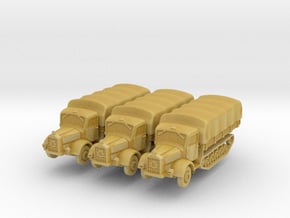 Mercedes L4500 R early (covered) (x3) 1/285 in Tan Fine Detail Plastic