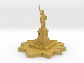 Statue of Liberty 1/1000 in Tan Fine Detail Plastic