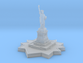 Statue of Liberty 1/1000 in Clear Ultra Fine Detail Plastic
