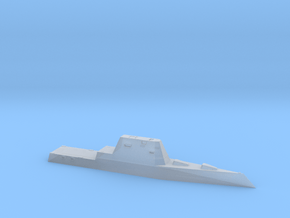 USS Zumwalt 1:1250 in Clear Ultra Fine Detail Plastic