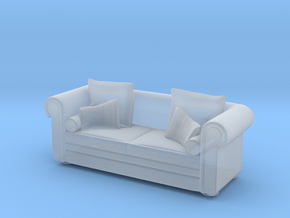 sofa model 6 1/48 scale in Clear Ultra Fine Detail Plastic