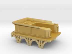 North Star Broad Gauge Tender (N Scale) in Tan Fine Detail Plastic