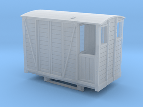 GVT brake van 009 in Clear Ultra Fine Detail Plastic