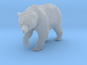 Grizzly Bear 1:16 Walking Female in Clear Ultra Fine Detail Plastic
