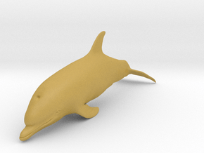 Bottlenose Dolphin 1:9 Calf 1 in Tan Fine Detail Plastic