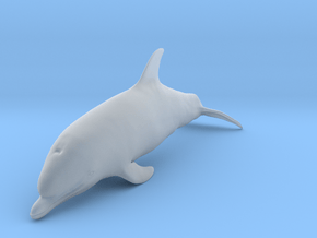 Bottlenose Dolphin 1:9 Calf 1 in Clear Ultra Fine Detail Plastic