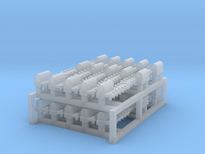 Tiny Naval Base x30 in Clear Ultra Fine Detail Plastic