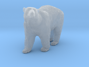 Polar Bear 1:48 Large Male in Clear Ultra Fine Detail Plastic