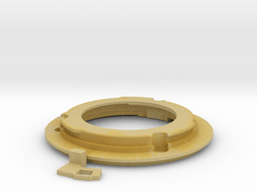 Union Mount with 3mm Aperture Arm in Tan Fine Detail Plastic