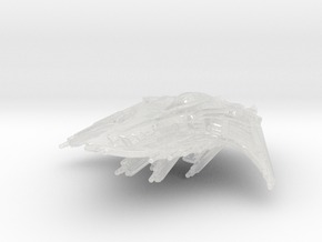 Klingon Sech Class 1/10000 Attack Wing in Clear Ultra Fine Detail Plastic
