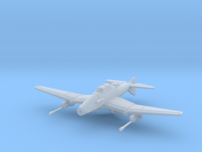 1/144 Junkers Ju-187 flight mode in Clear Ultra Fine Detail Plastic