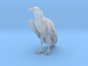 Lappet-Faced Vulture 1:15 Standing in Clear Ultra Fine Detail Plastic