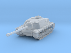 1/144 Gun Tank T110E3 in Clear Ultra Fine Detail Plastic