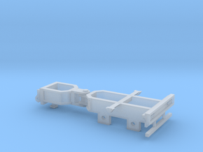 Booster Dolly - 2 Axle in Clear Ultra Fine Detail Plastic