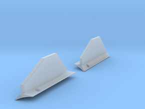 2500 Pylon Fins for your Galaxy Class in Clear Ultra Fine Detail Plastic
