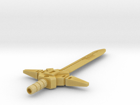 POTP Razorclaw Sonic Sword 5mm compatible in Tan Fine Detail Plastic