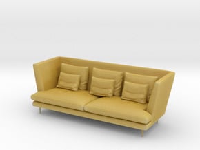 1:24 Sofa in Tan Fine Detail Plastic
