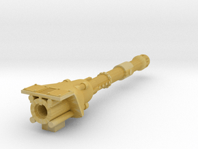Eruption cannon for superheavy tank with swinehead in Tan Fine Detail Plastic