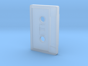 1/6 Scale Cassette Tape in Clear Ultra Fine Detail Plastic