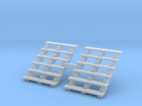 Wooden Stairs (x2) 1/48 in Clear Ultra Fine Detail Plastic