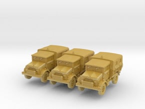 Bedford MWR late (x3) 1/285 in Tan Fine Detail Plastic