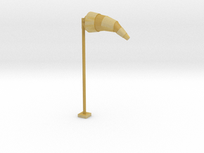 Airport Windsock and Pole 1/48 in Tan Fine Detail Plastic