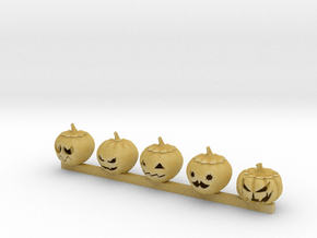 5 S Scale Pumpkins H in Tan Fine Detail Plastic