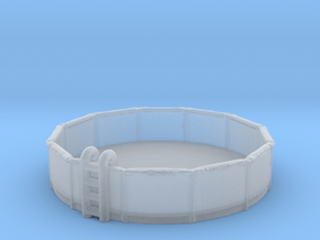 15ft Swimming Pool 1/144 in Clear Ultra Fine Detail Plastic