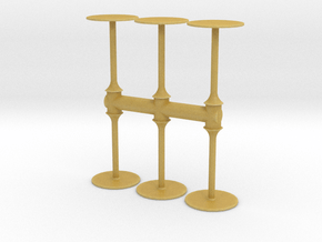 Bar Table (x6) 1/43 in Tan Fine Detail Plastic