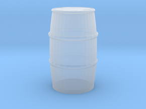 Blue Chemical Barrel 1/35 in Clear Ultra Fine Detail Plastic