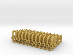 Lifting shackles - 1:50 - 36x in Tan Fine Detail Plastic