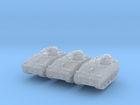 M114A1 HMG (skirts) (x3) 1/285 in Clear Ultra Fine Detail Plastic