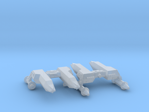 3788 Scale Lyran Cheetah Frigates (2) CVN in Clear Ultra Fine Detail Plastic