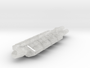 Coral Nebula Freighter in Clear Ultra Fine Detail Plastic