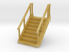 Stairs (W36mm H60mm) 1/48 in Tan Fine Detail Plastic