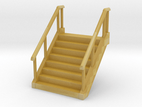 Stairs (W45mm H60mm) 1/48 in Tan Fine Detail Plastic