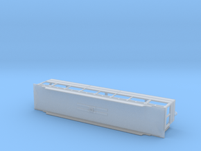 N Gauge Box Car 40 in Clear Ultra Fine Detail Plastic