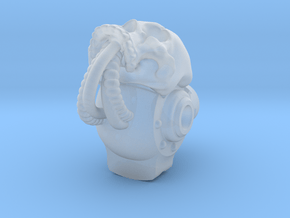 Mini Knight - Skull Head in Clear Ultra Fine Detail Plastic