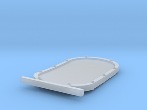 Cartouche Shield in Clear Ultra Fine Detail Plastic