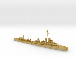 1/1200th scale HMS Mackay destroyer in Tan Fine Detail Plastic