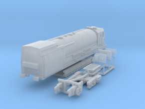 N09A - LRZ Fire Fighting Train - Water Tank in Clear Ultra Fine Detail Plastic