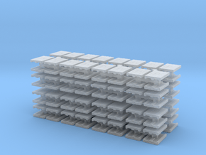 Euro Pallet (x128) 1/350 in Clear Ultra Fine Detail Plastic