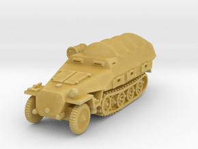 Sdkfz 251/8 D Ambulance (covered) 1/120 in Tan Fine Detail Plastic